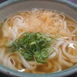 一六うどん - ・かけうどん 330円、天カスは最初から