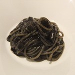 エノテカ・ラ・リコルマ - 2012/09　函館産甲いかのスパゲティ　いか墨のソース