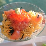 Aux Orveaux Karuizawa Club - 三文鱼亲子寿司