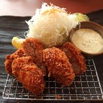 銀豚 - ヒレメンチかつと牡蠣フライ定食（1,580円）