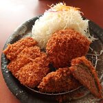 銀豚 - 銀豚ミックスフライ定食（1,380円）