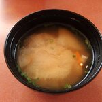 銀豚 - ＋50円で豚汁に変更