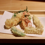 玄水 - 活車海老の天ぷら