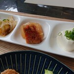 蝦夷マルシェ - 定食、小鉢