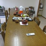 なかや旅館 - 朝食も１階の食堂でいただきます