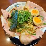 もんど - チャーシュー麺（味玉付き）　2021.4