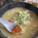 Fukumasa - モツラーメン／820円