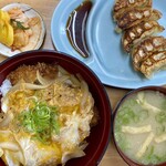 十五万石ラーメン - カツ丼Aセット：800円