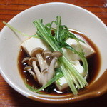 銀酒房 - 湯豆腐　小鉢へ