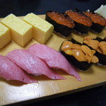 瓢寿司  - にぎり、王道ネタで