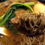 キクエイカフェ - ウマカラ・KIKUEI麺‐VER2　１１００円の十割そば　＋３００円