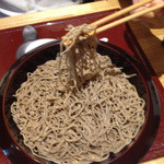 キクエイカフェ - 鴨せいろ　１０００円
      の
      十割そば　＋３００円