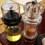 キクエイカフェ - 冷やしトマト　の薬味