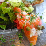 フォセッタ - 自家製スモークサーモン