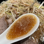 ラーメンWalkerキッチン - 濃いスープ