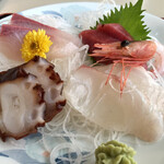 大間温泉海峡保養センター レストラン - 刺身(単)