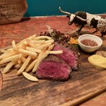 Ata - 黒毛和牛のステークフリット（うちもも150g）