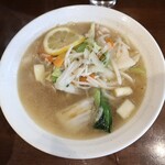 自家製多加水極太麺 ISAMI - 塩タンメン８５０円