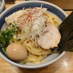 双麺 - 謹製極太平打ちつけ麺醤油（1,130円）