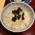 銀座 しのはら - 新生姜ご飯