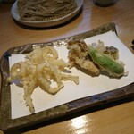 石臼挽き手打 蕎楽亭 - 白魚の天ざる