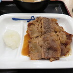Matsuya - カルビ焼肉定食 アップ