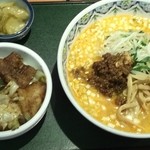 中華屋 - タンタンメン＋ホイコーロ丼