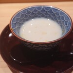 鮨 さかい - 真鯛白子の擂り流し