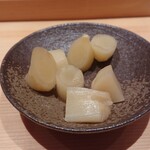 鮨 さかい - ガリ