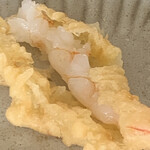 天ぷら 剣崎 - 火を通しても赤くならない水っぽいエビ嫌いです
