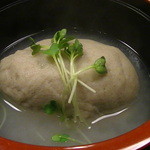 手打そば やっこ - 「蕎麦がき」アップ