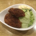 春のお店 - メンチカツ