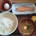 すき家 - 鮭朝食