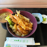 海鮮レストラン なぎさ - 海鮮天丼…1100円