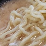 めん処 剛味家 - 味噌ラーメンの麺はこんな感じ
