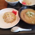 めん処 剛味家 - 料理写真:チャーハンセット①　103０円