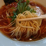 麺や Co粋 - 醤油ラーメン麺リフト