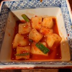 Sumibi Yakiniku Shichirintei - 食べられちゃってるカクテキ