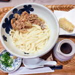 讃岐うどん 本格手打 てつ家 - 肉ぶっかけ熱中盛ｗｉｔｈたけのこ天