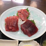 魚喰いの大間んぞく - ３色マグロ刺身