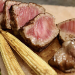 玄水 - 松阪牛シャトーブリアン岩塩プレート