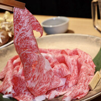 最飛び飛騨牛 しゃぶすき家 馬喰一代 名古屋WEST - 極上飛騨牛『最とび』しゃぶしゃぶ