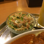 Curry House BARSHA - サラダ  刻み野菜で食べやすい