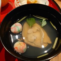 炭焼 うな富士 有楽町店 - でっかいはまぐりのお吸い物