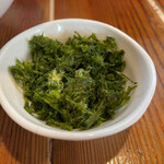 こだわり拉麺 一恭 - トッピング岩のりべつ器での提供です風味の変化にはもってこい(^^)