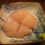 産直屋 たか - 【2012年9月再訪】宮城県女川町ホタテの貝柱を刺身で