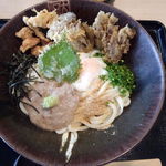 本格手打うどん 大河 - とりまいとろろわさびしょうゆ（アップ）