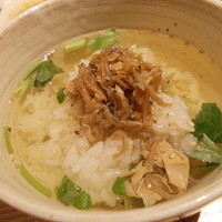 京都石塀小路豆ちゃ 有楽町 - 豆ちゃのじゃこのお茶漬け
