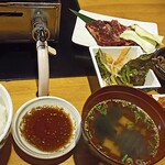 焼肉酒場 広島ホルモン - ハラミ定食