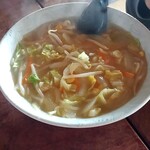 桃の木亭 - 塩ラーメン。